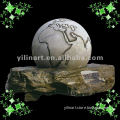 Granite round rotating ball fountain sculptureYL-X008